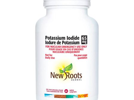 New roots - potassium iodide emergency 65mg - 60 tabs Online now