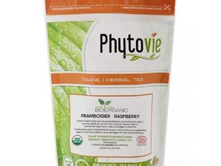 Phytovie - raspberry organic therapeutic herbal tea - 50 bags Hot on Sale