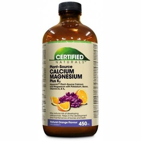 Certified naturals - calcium magnesium plus k2 liquid Online now