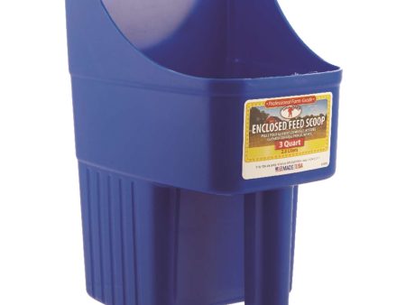 3qt Enclosed Plastic Feed Scoop Sale