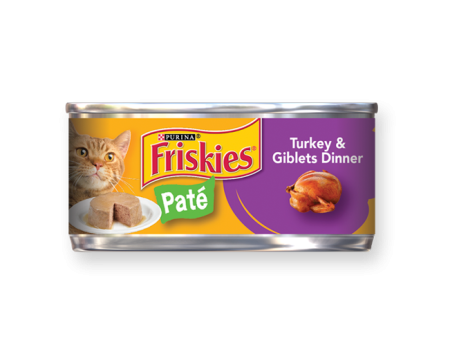 Friskies Pate Turkey And Giblets Canned Cat Food 5.5oz Online