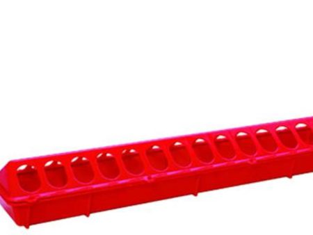 Red Flip Top Chick Chicken Feeder For Cheap