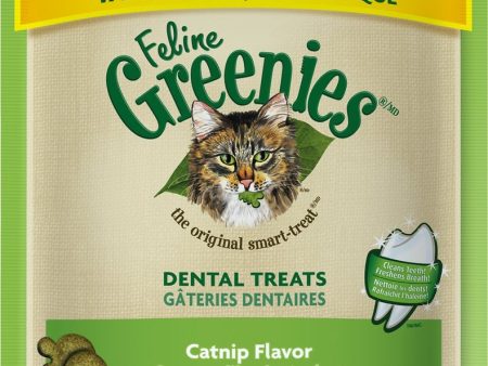 Greenies Feline Dental Catnip Flavor Cat Treats Discount