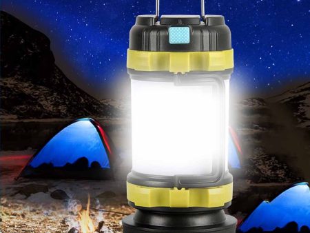 Camp Lantern LED Camping Light USB Rechargeable Flashlight Dimmable Spotlight Work Light Waterproof Searchlight Emergency Light Online now