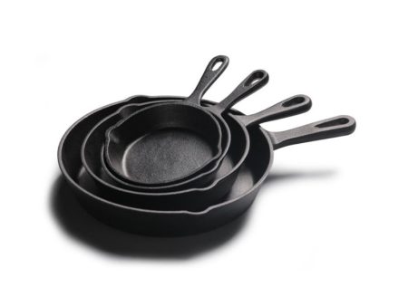 14cm 16cm 20cm 26cm Cast Iron Pan Preseasoned Cast Iron Skillet 4 Pieces Cookware Set Online