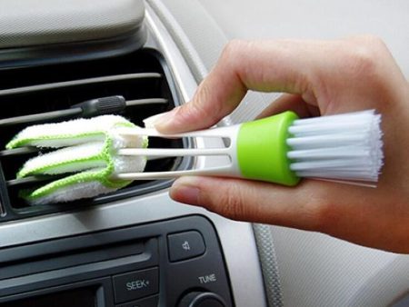 Car Air Conditioner Vent Brush Microfibre Car Grille Cleaner Auto Detailing Blinds Duster Brush Car-styling Auto Accessories Hot on Sale