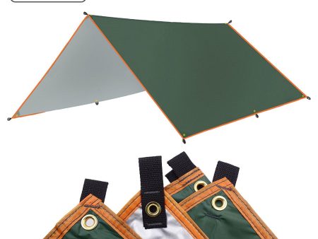 4x3m 3x3m Awning Waterproof Tarp Tent Shade Ultralight Garden Canopy Sunshade Outdoor Camping Hammock Rain Fly Beach Sun Shelter Discount