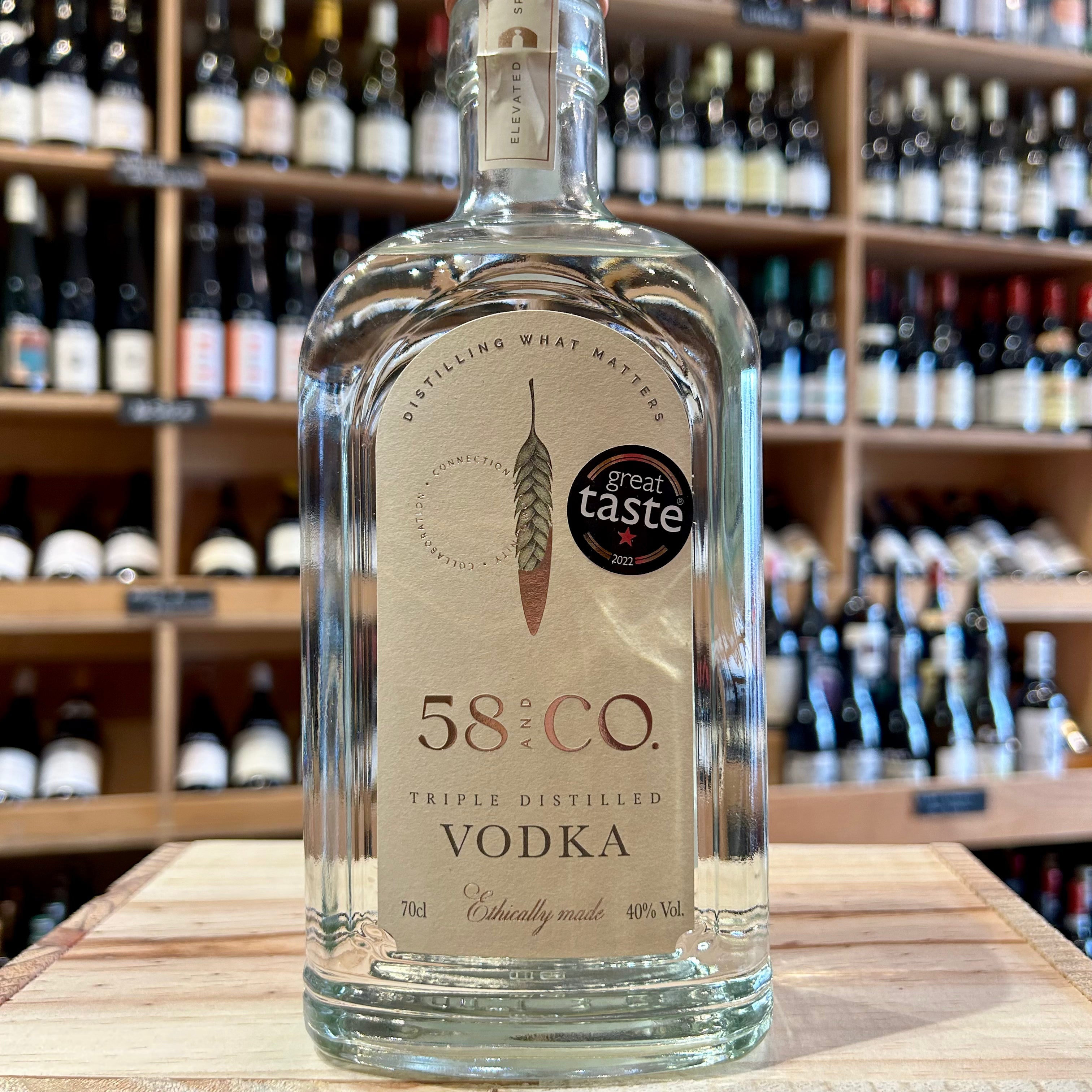 58 and Co Triple Distilled Vodka 700ml 40% Hot on Sale