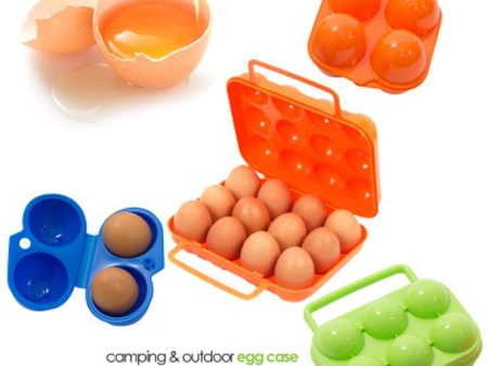 Grid Egg Storage Box Portable Egg Holder Container for Outdoor Camping Picnic Eggs Box Case Kitchen Organizer Convenient Case Cheap