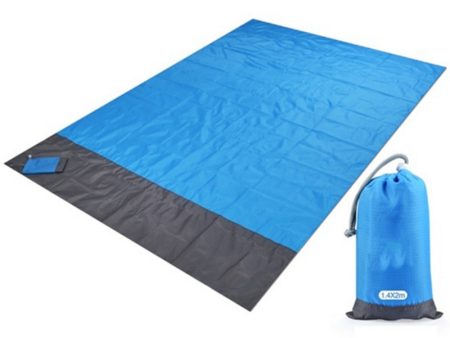 2x2.1m Waterproof Pocket Beach Blanket Folding Camping Mat Mattress Portable Lightweight Mat Outdoor Picnic Mat Sand Beach Mat Discount