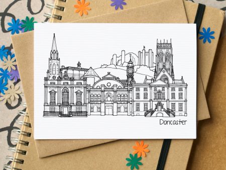 Doncaster Skyline Landmarks Greetings Card Supply