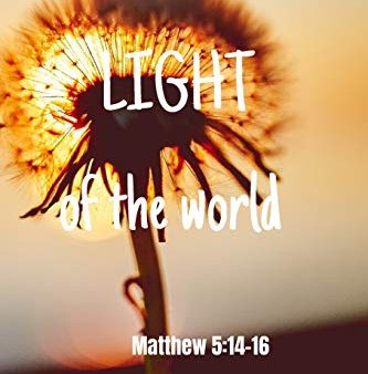 You are the light of the world | Mattew 5:14-16: Notebook Cover with Bible Verse to use as Notebook | Planner | Journal - 120 pages blank lined - 6x For Cheap