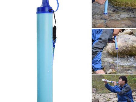 Portable Water Purifiers Outdoor Survival Water Filter Camping Camping Hiking Emergency Portable Outdoor Elements on Sale