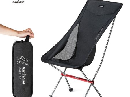 Naturehike Portable Ultralight Camping Chair Outdoor Folding Fishing Chair Alluminum alloy Beach Picnic Chair NH18Y060-Z on Sale