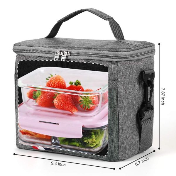 Fashion Insulated Thermal Cooler Lunch box food bag for work Picnic bag Bolsa termica loncheras para mujer for school students Online Sale