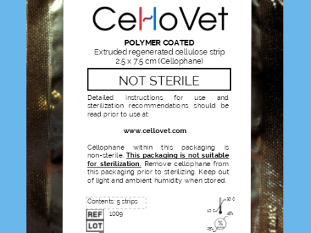 Polymer Coated Cellophane NON-STERILE Strips - 5 pack Fashion