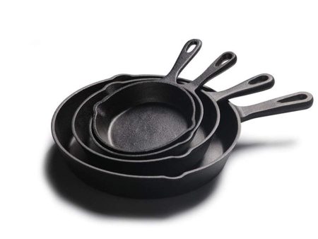 TEENRA Cast Iron Frying Pan Non-stick Skillet Kitchen Frying Pot Breakfast Pan Omelette Pancake Pot Household Cooking Cookware Cheap