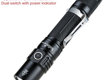 Sofirn SP31 V2.0 Powerful Tactical LED Flashlight 18650 Cree XPL HI 1200lm Torch Light Lamp with Dual Switch Power Indicator ATR Hot on Sale