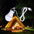 Camping Lantern Powerful LED Flashlight Tent Light USB Lamp LED Bulb Portable Lantern 5V 50cm 19in Powerbank Lamp Desk Bedside Online Hot Sale