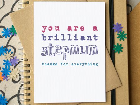 Brilliant Stepmum Mother s Day Card Online Hot Sale