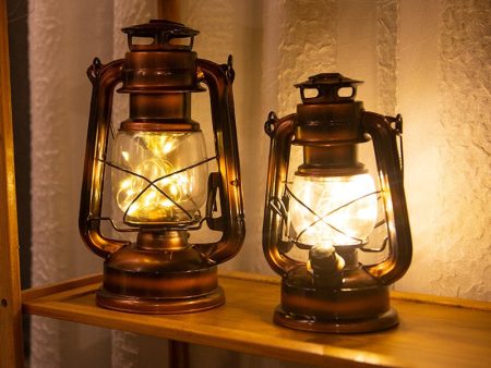 Night Lights LED Kerosene Lantern Christmas Battery Retro Lamp Room Decor Dimmable Table Lamps Hanging Portable Camping Light Discount