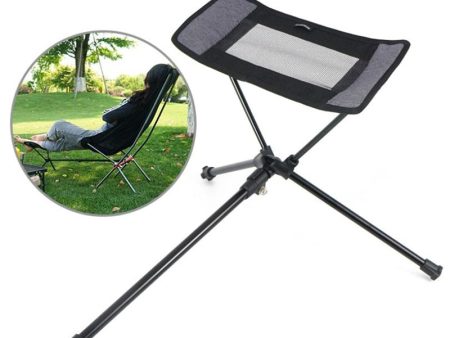 Portable Stool Collapsible Footstool For Camping Beach Chair Folding Fishing Outdoor BBQ Camping Chair Foot Recliner Foot Rest For Sale