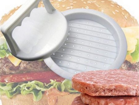 NEW Round Shape Hamburger Press Food-Grade Plastic Hamburger Meat Beef Grill Burger Press Patty Maker Mold Mould Kitchen Tool Online