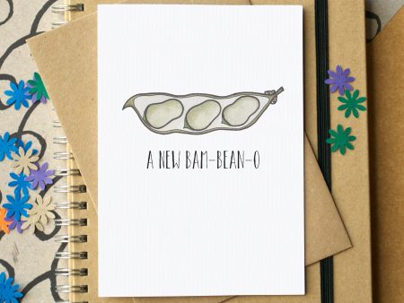 A New Bam-Bean-O  Baby Congratulations Card Online now