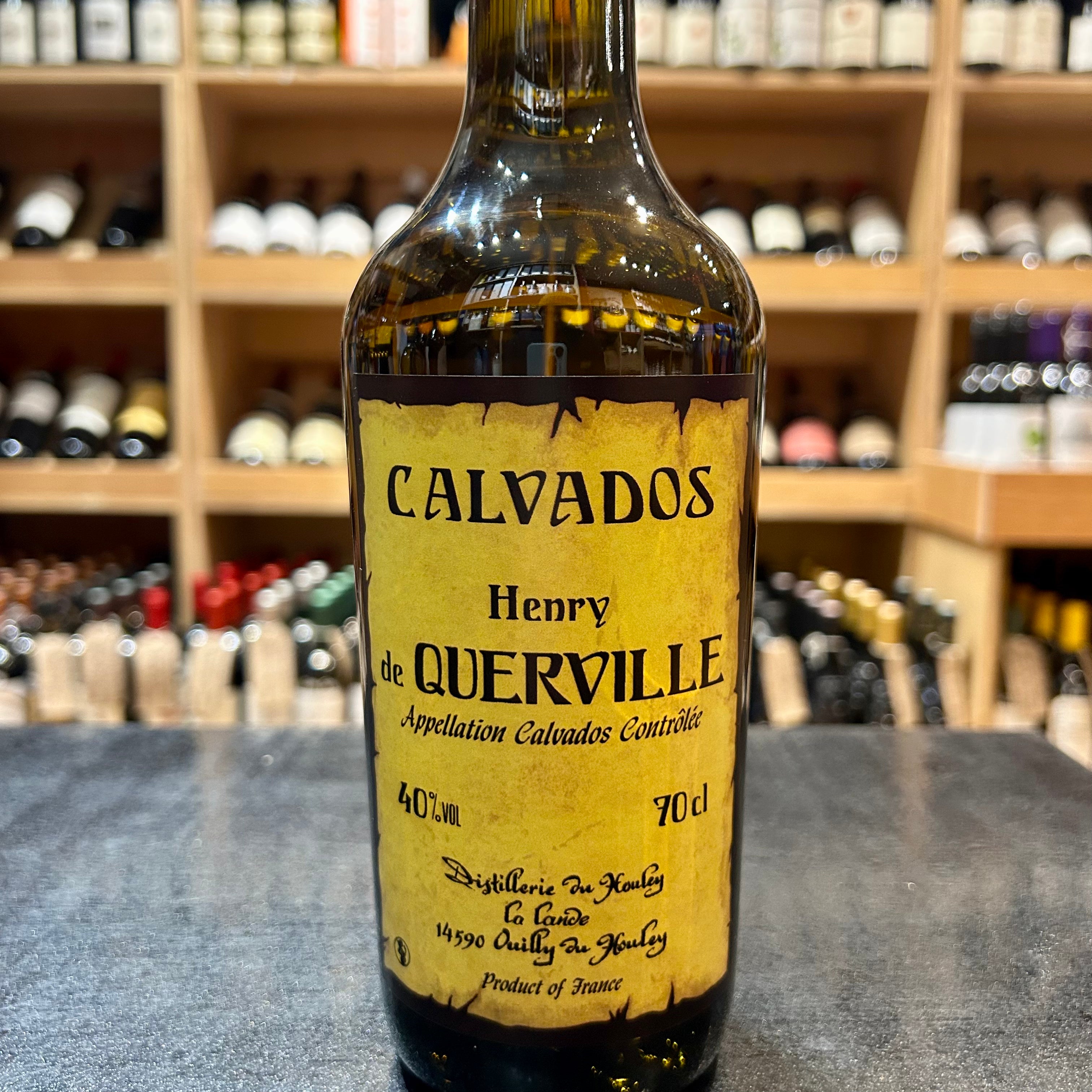 Henry de Querville Calvados Fine 40% 70cl Online now