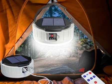 Camping Lantern Solar Powered Lantern USB Rechargeable Led Flashlight For Fishing Camping Equipment Power Bank Portable Light Online Hot Sale