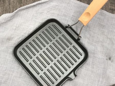 Square Nonstick Griddle Frying Outdoor Camping Foldable Grill Pan Cooking on Sale