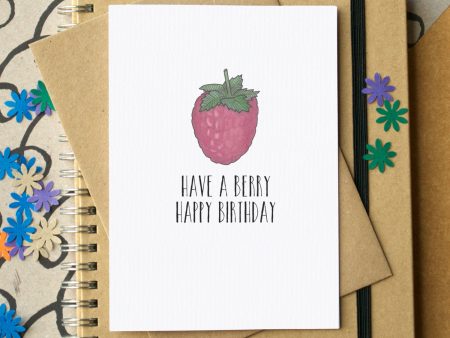 Funny  Have A Berry Happy Birthday  Card Online Sale