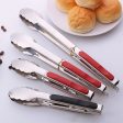 Stainless Steel BBQ Grilling Tong Salad Bread Serving Tong Non-Stick Kitchen Barbecue Grilling Cooking Tong Kitchen Accessories Fashion