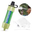 Outdoor Camping Equipment 캠핑 Survival Water Filter Straws Hiking Accessories Water Purifier Water Filtration System Emergency For Sale