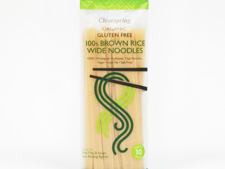 Organic Gluten Free 100% Brown Rice Wide Noodles (5 Pack) Online Sale