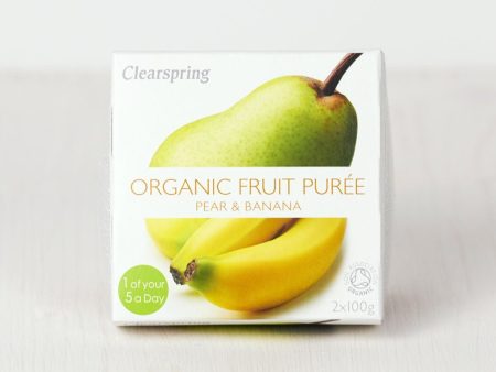 Organic Fruit Purée - Pear & Banana (12 Pack) Fashion