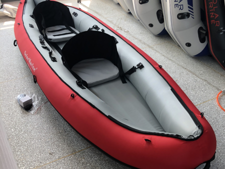 Solar Marine 330cm Inflatable Kayak Fishing Boat Portable Water Sport Swimming Pool Canoe With Paddle Pump And Bag For 2 Person Supply