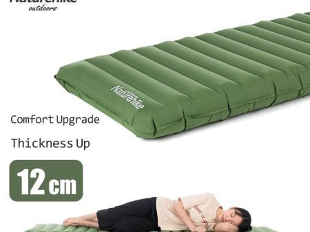 Naturehike 12cm Thicken Camping Air Bed Mat Outdoor Ultralight Inflatable Mattress For Tent Moisture-proof Pad With Repair Kit For Discount