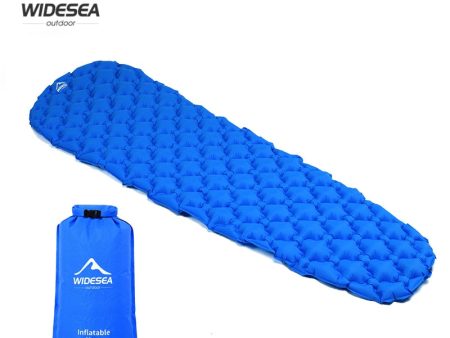 Widesea Camping Inflatable Mattress In Tent Folding Camp Bed Sleeping Pad Picnic Blanket Travel Air Mat Camping Equipment Online Sale