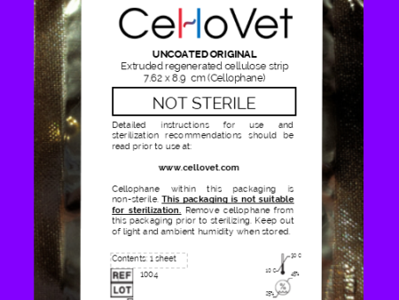 Original Uncoated Cellophane NON-STERILE Sheet For Sale