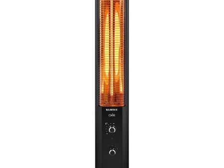 1800W Kumtel Orbital Tower Heater VERTICAL DESIGN Indoor Outdoor Electric Panel Infrared Patio Space Heater Thermostat heating Online Sale