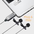 VEYDA VD-LU2 DUAL HEAD LAV MIC For Sale