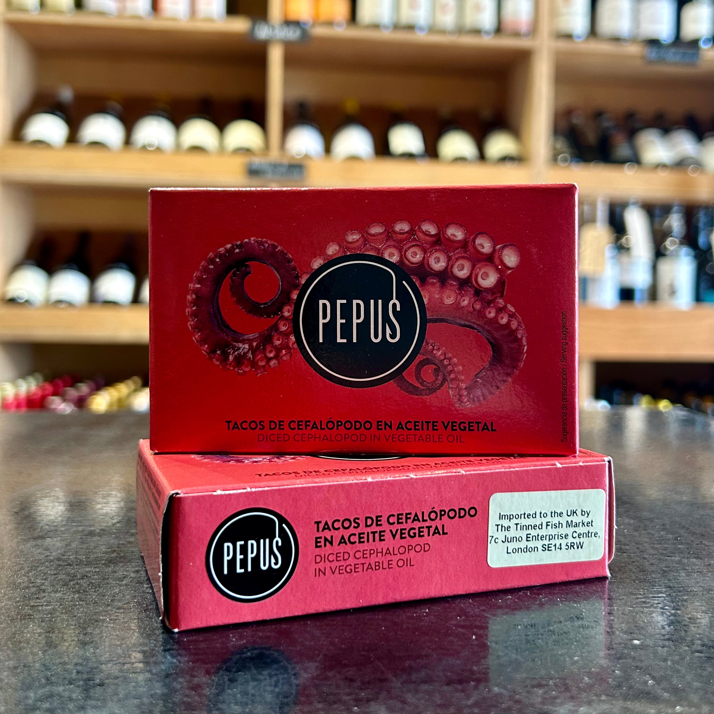 Pepus Diced Squid in Olive Oil 115g Hot on Sale