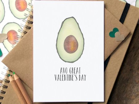 Avocado Funny Valentine s Card For Discount