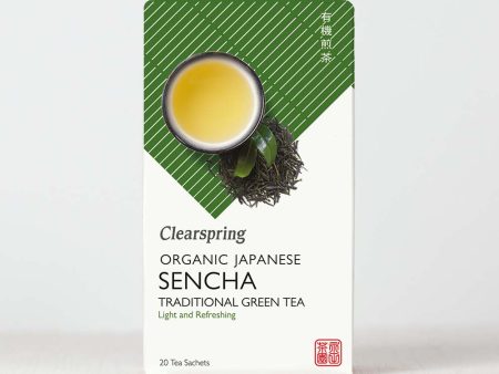 Organic Japanese Sencha Green Tea - 20 Tea Sachets Fashion