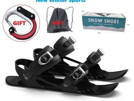 2021 New Mini Skis Skates for Snow Short Skis for Winter Shoes Snowskates Snowblades Skiboard Adjustable Bindings Resort Sports Supply