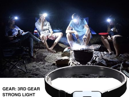 Mini COB LED Headlamp 3 Modes Waterproof Headlight Head Flashlight Torch Lanterna For Outdoor Camping Night Fishing Discount