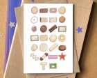 Biscuit Alphabet Greetings Card Supply