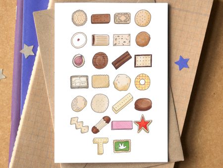 Biscuit Alphabet Greetings Card Supply