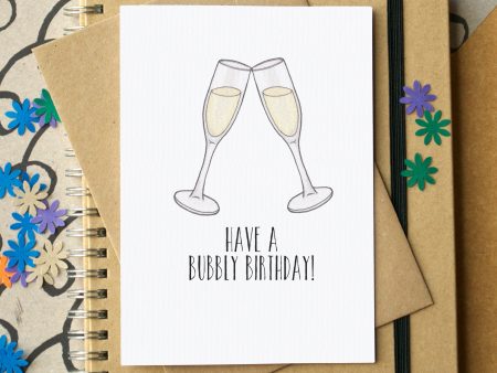 Funny Prosecco Wine Birthday Card Online Sale